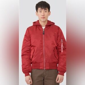Alpha Industries Red L-2B Natus Flight Jacket